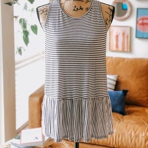 Striped Scoop Neck Tank